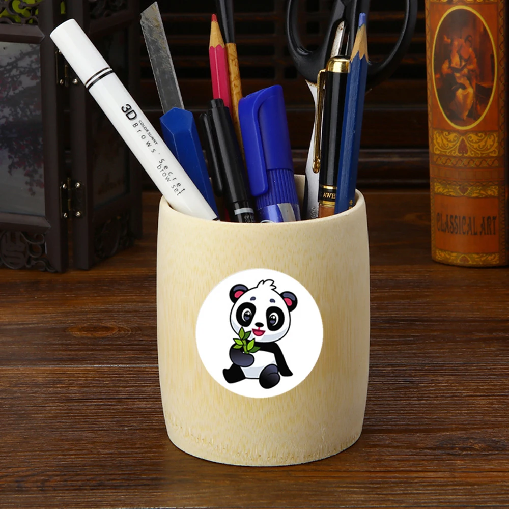 100-500pcs Cute Panda Animals Stickers for Kids School Encouragement Students Games Toy Reward Labels Stationery Stickers