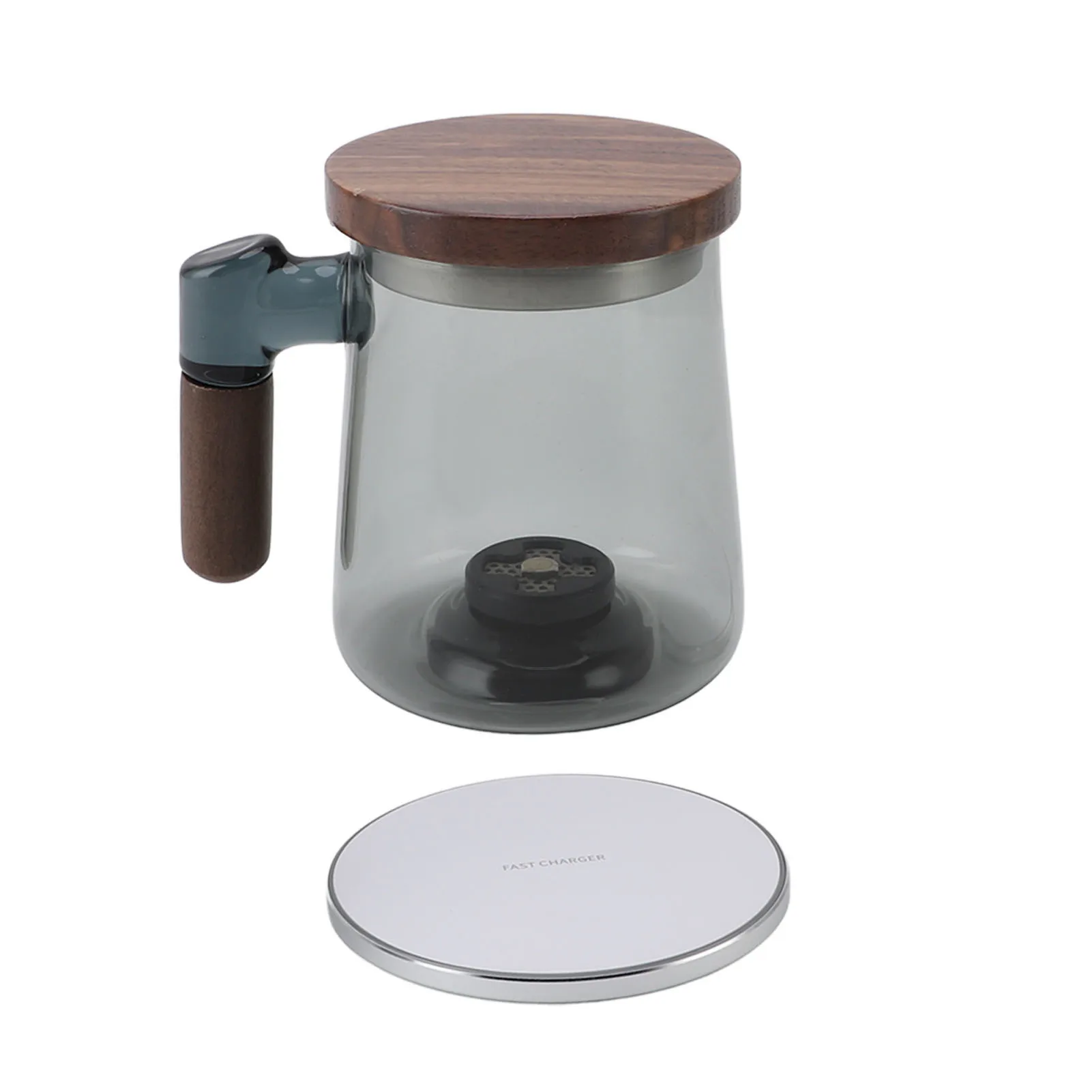 Hydrogen Water Kettle 400ml Hydrogen Water Pitcher 800‑1500ppb Washable SPE Electrolysis Technology with Charging Base for