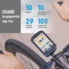 ワイヤレス自転車スピードメーター,インテリジェントナビゲーション,11言語,走行距離計,自動,wifi,ANT,新しいGeoid-CC600 2