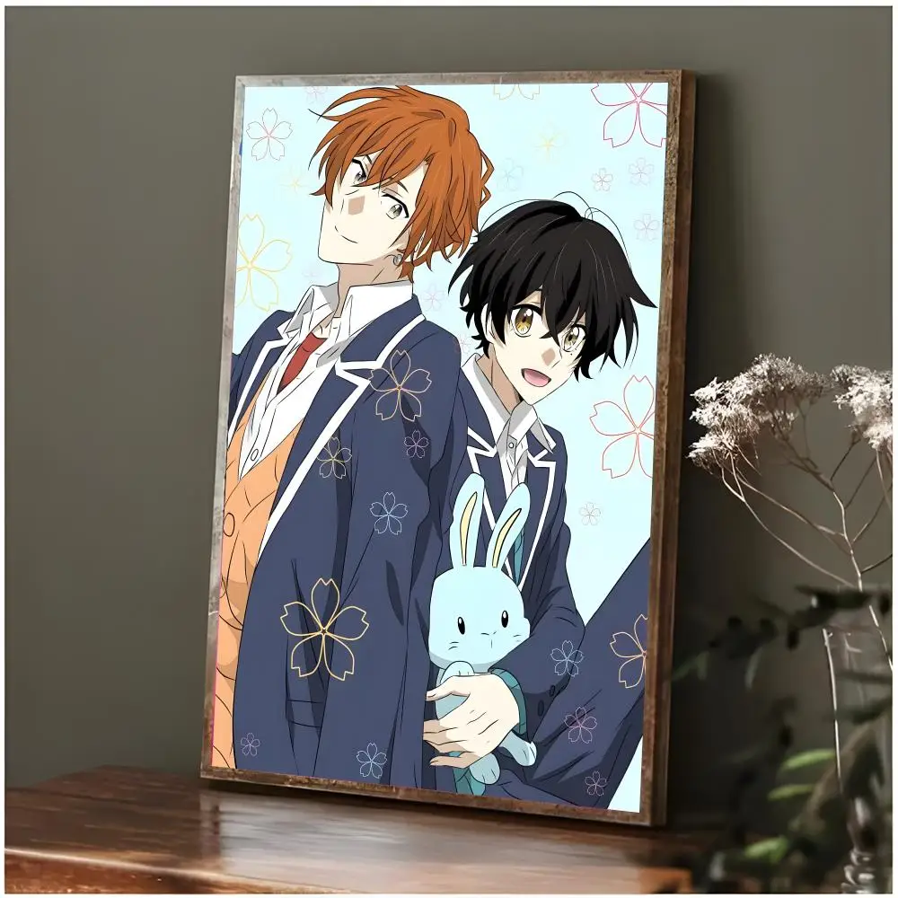 Sweet Bl Manga S-Sasaki And Miyano Poster Modern Wall Art Bedroom Living Room Print Unframed