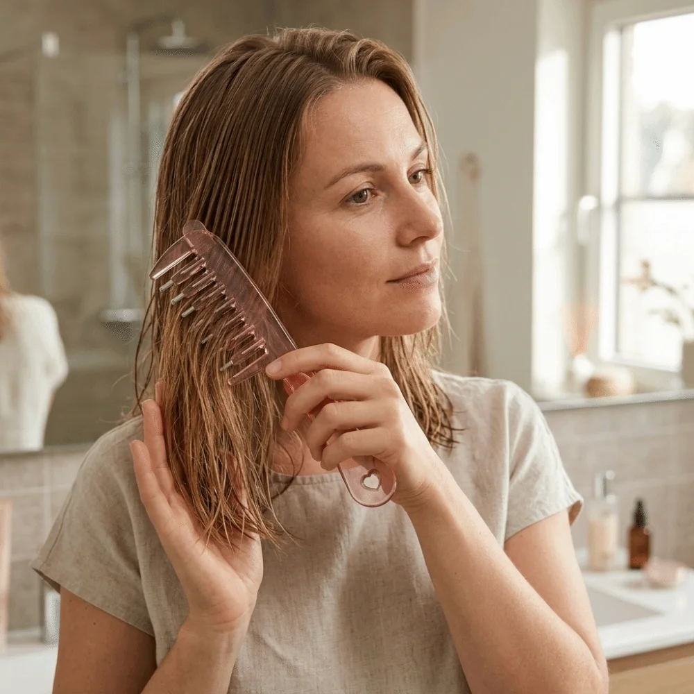 Multi-Function Mini Portable Head Applicator Anti-Frizz Hair Care Hair Firming Applicator Scalp Nourish Anti-Static