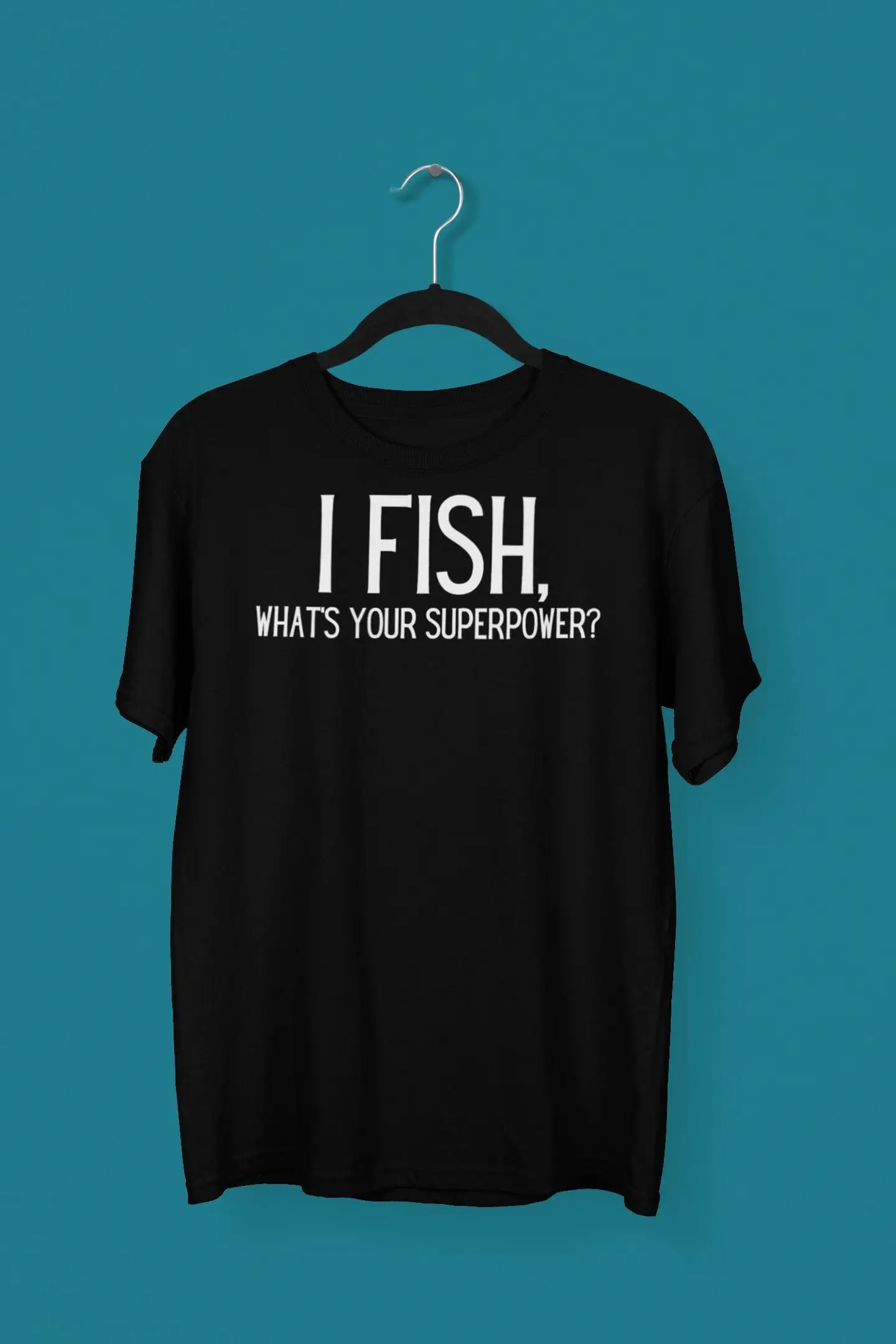 I Fish What'S Your Super Power Shirt Fishing Boat T Funny Dad Grandpa Mom Grandma