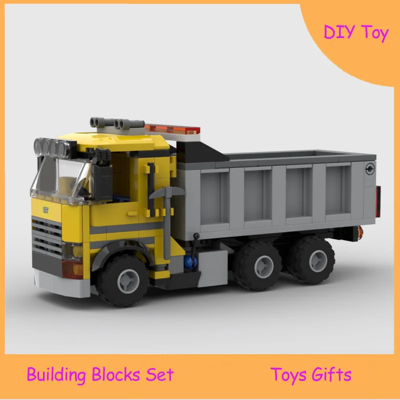 MOC Creative Construction dump truck Building Blocks Toy Heavy construction truck  Assembly Bricks Toys Birthday Gifts