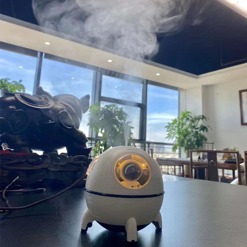 AstronsomSpacvier-Humidificateur d'air d'aromathérapie, supporter ficateur électrique USB, diffuseur de parfum d'eau, humidificateur pour la maison et la chambre