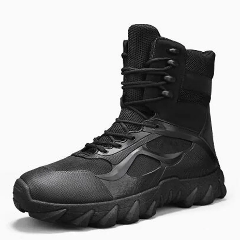Men Shoes New Tactical Boots Man Lightweight Outdoor Non-Slip Men Zapatillas Hombre Motorcycle Boots Anti-Slip Training Footwear