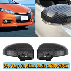 Rearview Car Mirrors Wing Side Mirror Cover Cap Fit For TOYOTA Prius Plus 2011-2020 Prius 2009-2012 Mark X 2009-2012