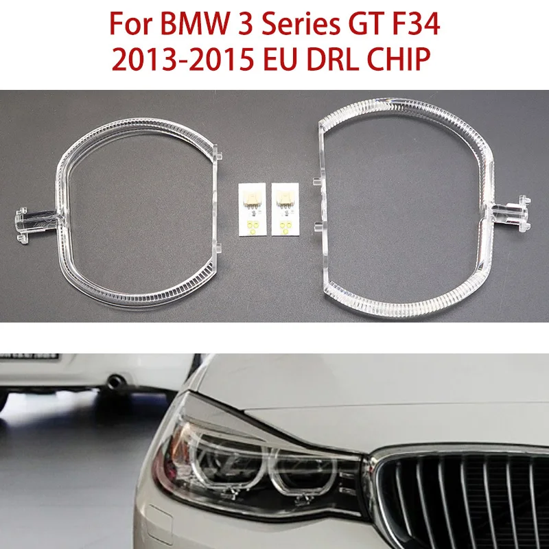 The LED Light Source Chip For BMW 3 Series GT F34 White Light Angel Eye Light Guide Strip Car DRL CHIP Ballast Module 13-2015 EU
