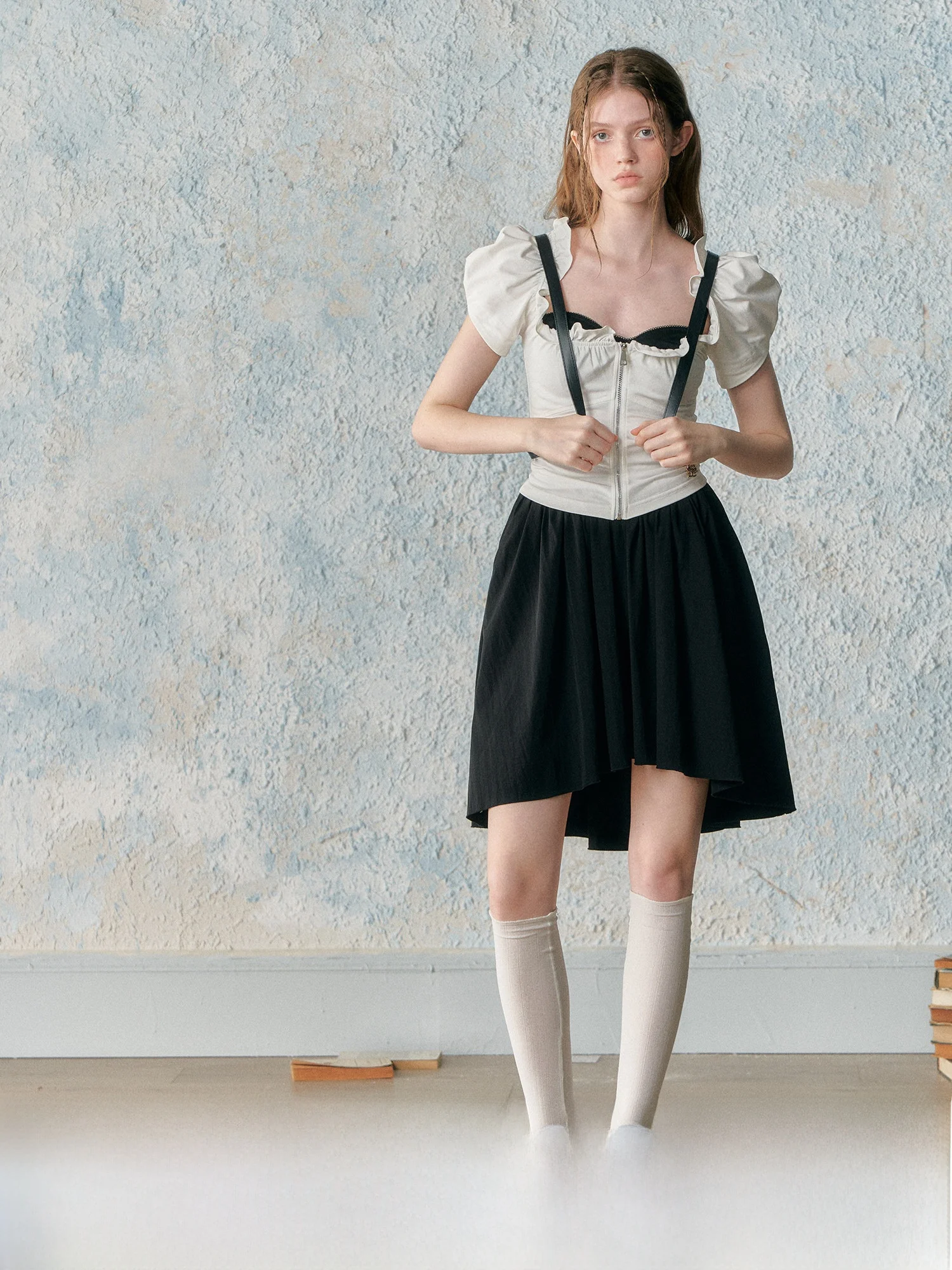 

Романтический летний комплект из двух предметов Bubble Sve U-Ne, женский ансамбль Faion, полиэфирная ткань, летняя одежда French Sle