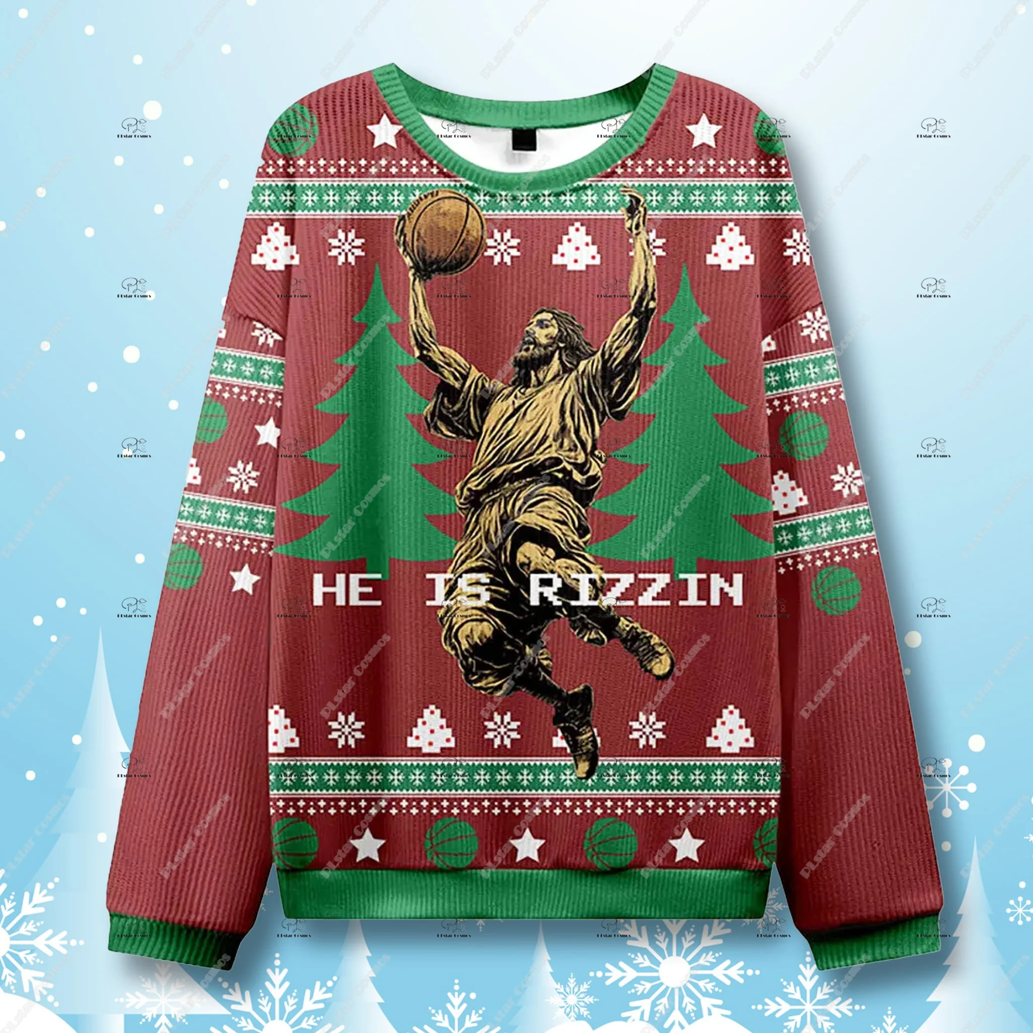 Christmas Santa Claus Cosplay Cat Pet knitted Sweater Graffiti Retro Vintage 3DPrint Pullover Casual Funny Winter Sweatshirts 4