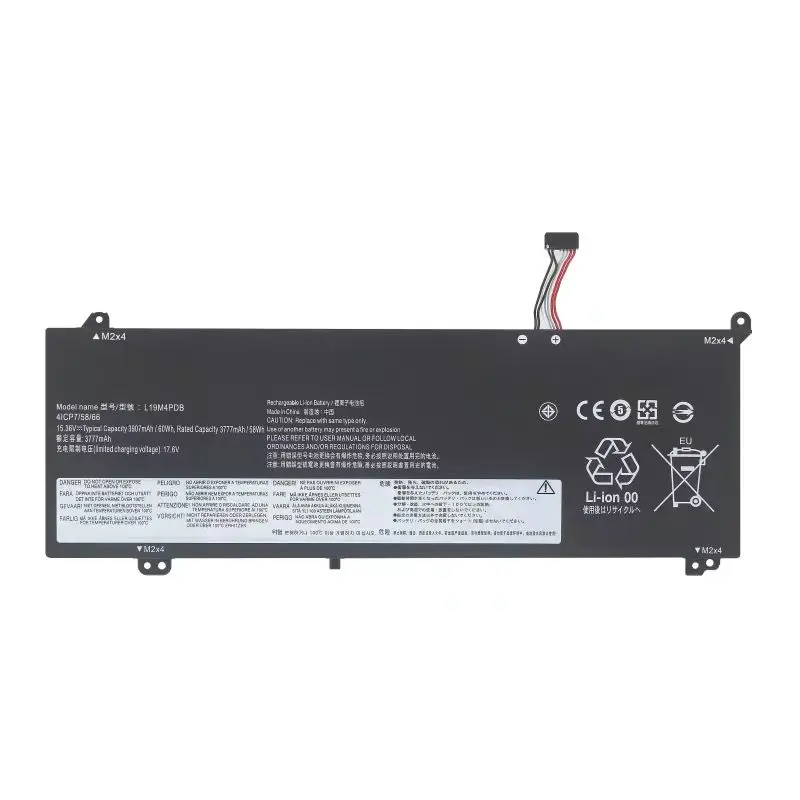L19C4PDB L19M4PDB Laptop Battery for Lenovo ThinkBook 14 15 G2 G3 G4 ITL/ARE/ACL/IAP ThinkBook 14s Yoga ITL Series 15.36V 60Wh