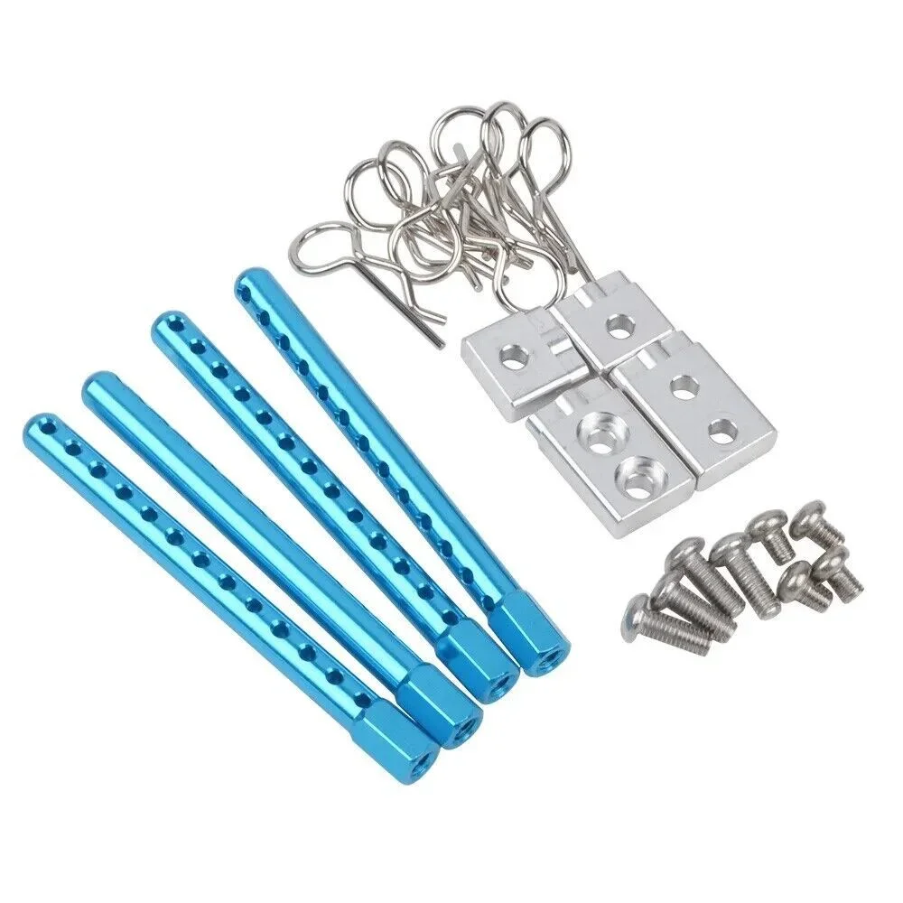 Suporte de corpo de alumínio para chassis Tamiya TT02 TT-02D atualiza acessórios 1/10 RC