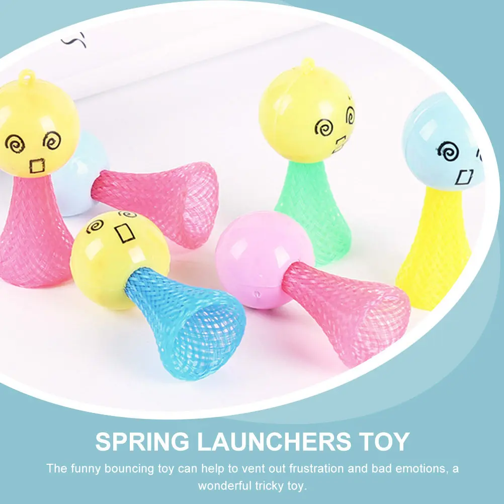 

Набор из 24 пружинных фигурок: креативные настольные украшения для детей, развивающие игрушки-попрыгуны, забавные антистресс-игрушки, случайные цвета
