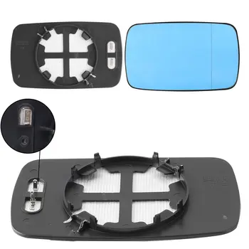 適用於BMW3系/5系列 E39 E46 320i 330i 325 525i 1997-2005 左右車門側後視鏡玻璃(帶加熱功能,藍色) 10 最佳銷售 BMWE46側後視鏡 - №10