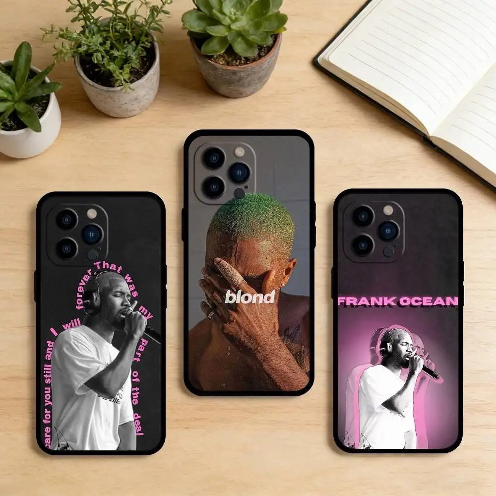 

AAA Singer Frank Blonde Oceans Hot Phone Case For iPhone 17,16,15,14,13,12,11 Plus,Pro Max,XS,Soft Silicone Black Cover