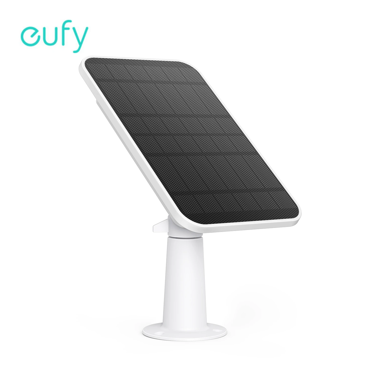 Segurança Eufy painel solar compatível com eufycam, fonte de alimentação contínua 2.6w, ip65 impermeável