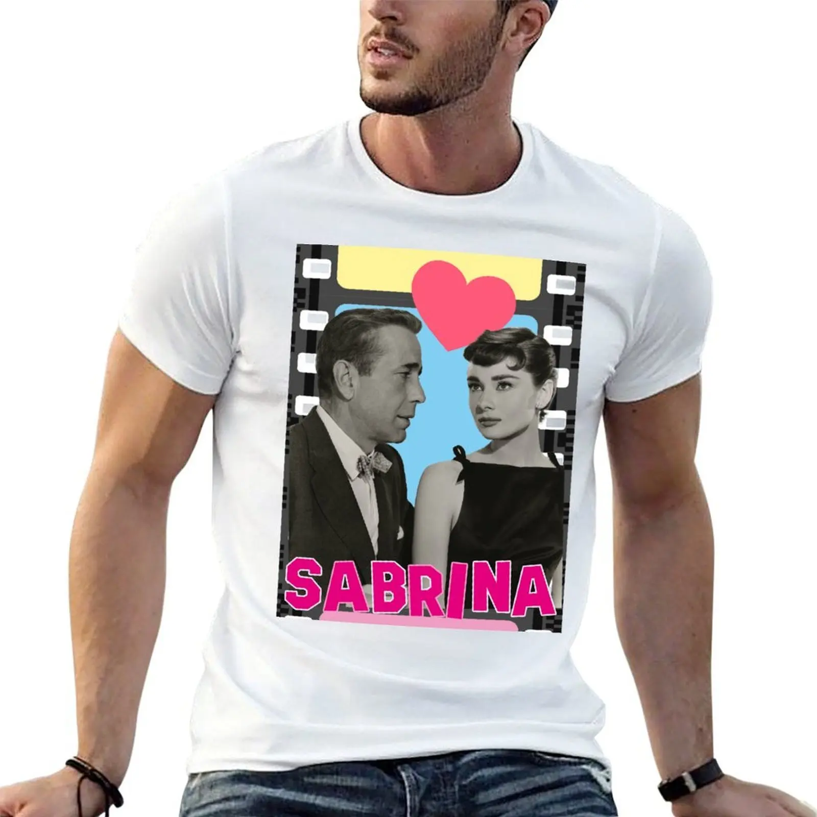 

Sabrina, Humphrey Bogart film T-Shirt man t shirt graphic t shirt man casual T-Shirt