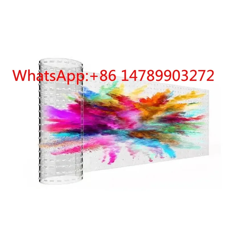 

Quick Installation Shopping Mall Creative Transparent LED Screen P3.91 Flexible LED Curtain Display