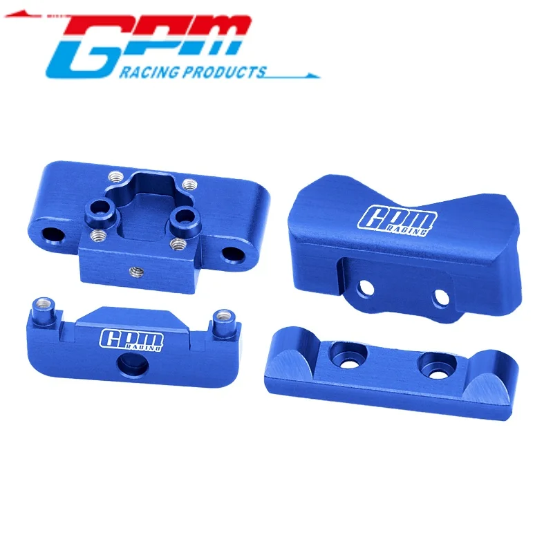 GPM  LMB0089 7075 ALLOY FRONT BULKHEAD & REAR PIN MOUNTS FOR LOSI 1/24 MICRO-B / 1/28 MICRO-T 2S RC Upgrade
