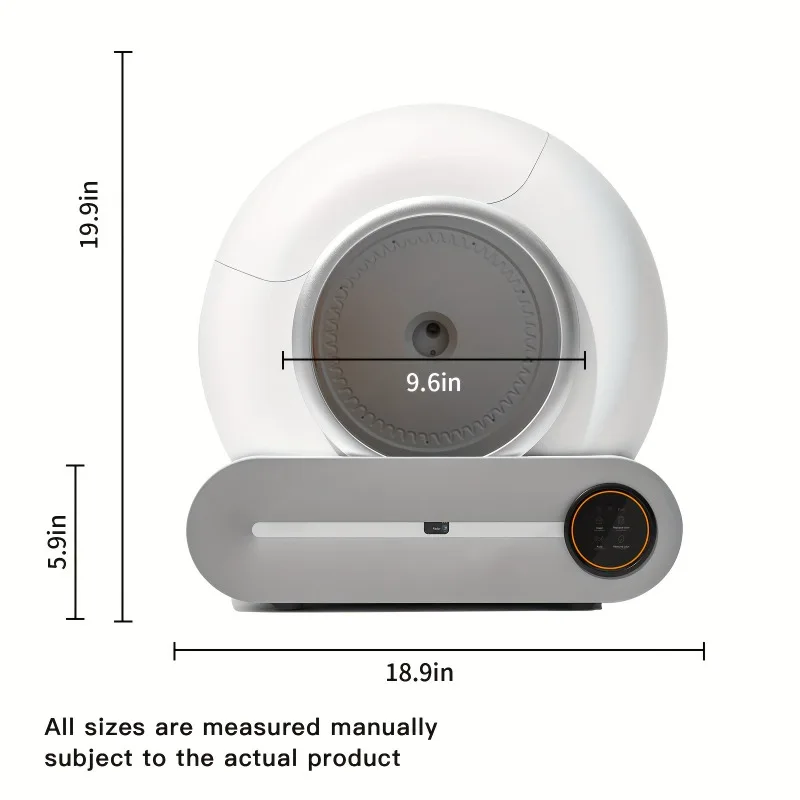 Large Capacity 65L 9L Automatic Cleaning Robot Cat Litter