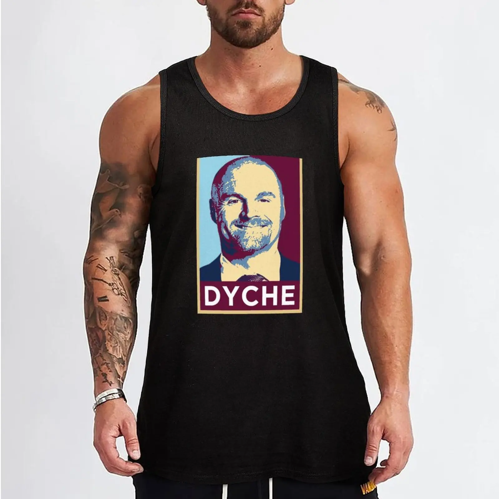 Sean Dyche Burnley Football Artwork Tank Top Running Athletic Tank Top Moisture Wicking Sleeveless - view 2