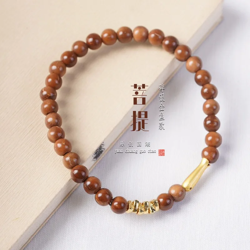 High End New Style Broken Silver Cook Single Loop Bracelet Light Luxury Chinese Style Playable Bracelet Gifts