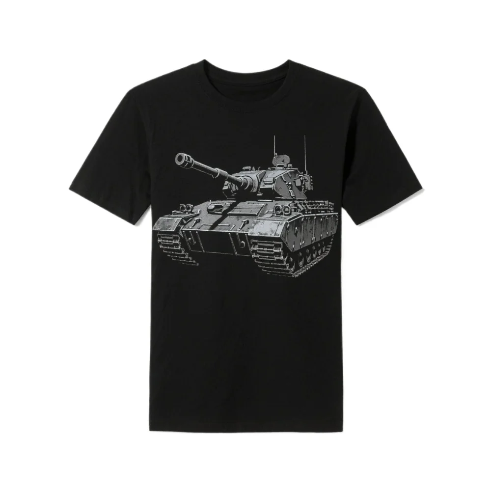 Wehrmacht Panzer IV Assault Gun WK Combat Tank T-Shirt 100% Cotton O-Neck Short Sleeve Summer Casual Mens T-shirt Size S-3XL