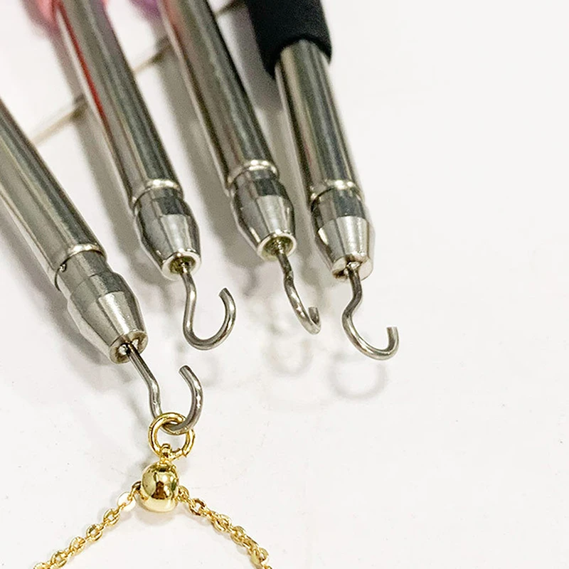 【3CS99】Help Wear Bracelet Tool Partner Jewelry Helper Fastening Aid Quickly Unfasten Hooking Equipment Pliers Clasps Ties Zipper