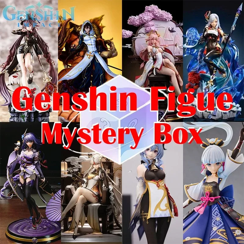 

Genshin Impact 8-30CM Mystery Box Anime Figure Game Action Figure Blind Box Lucky Model Doll