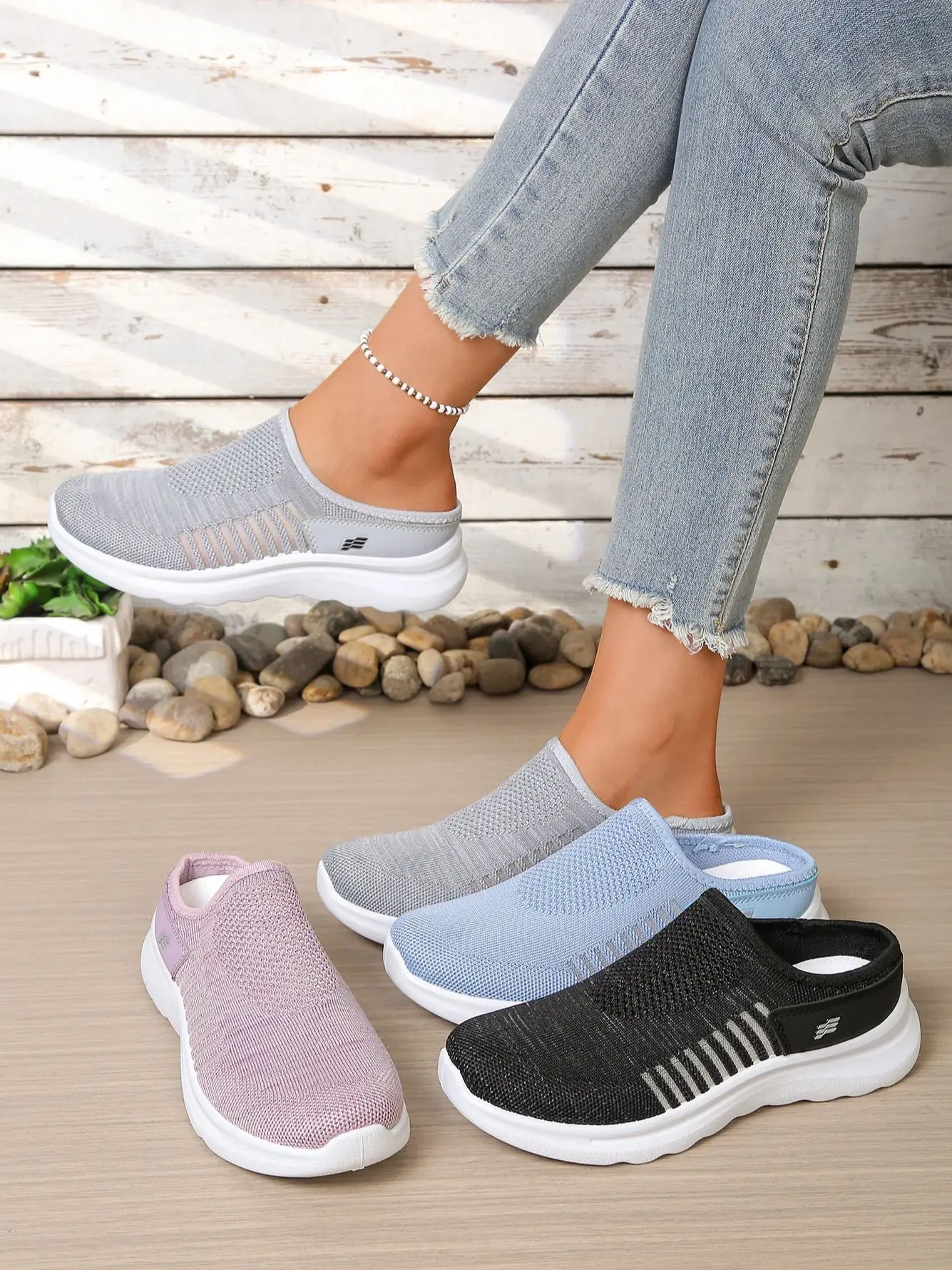 Dames schoenen Modieus Ademend Dames enkellaarsjes Jeugdige stijl Comfortabel schoeisel Stijlvolle schoenen voor dames - afbeelding 2