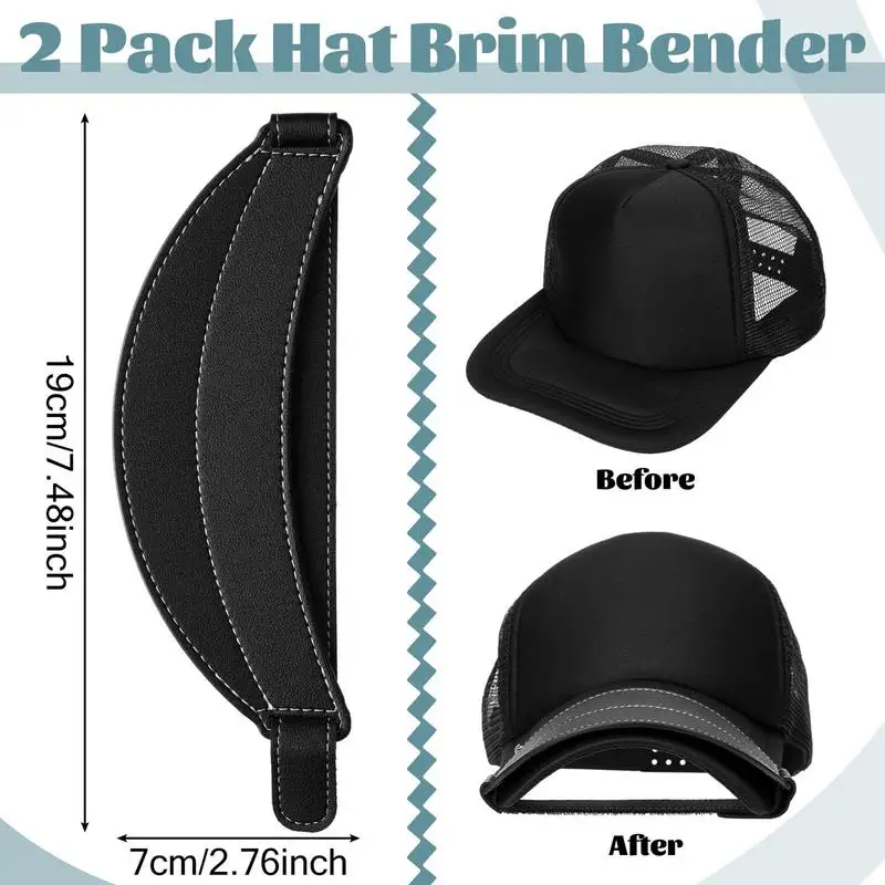 Hat Curved Shaper Adjustable Hat Brim Shaper And Curving Tool Reusable Caps Shape Keeper Curved Shaper Hat Curving Bands For