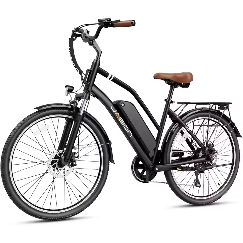 

48V 1000W Electric Bike with 450Wh Removeable Battery 26 Inch City Cruiser Bicycle 22 MPH Commuter Ebike 7-Speed Gear