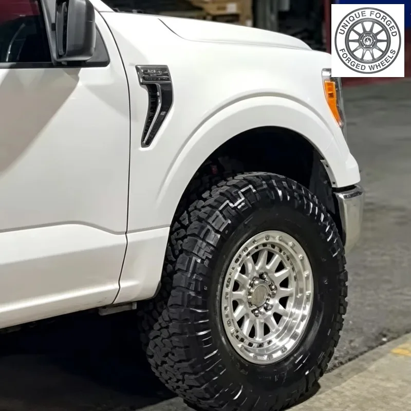 26 Style Polished Off‑Road 20 21 22 23 24x14 Inch 6x139.7 Aluminum Alloy BeadLock Custom Forged Wheel For SUV For Ford F‑150 For