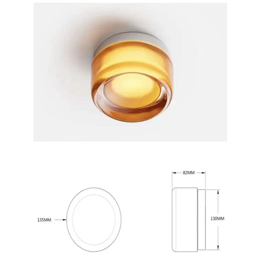 Nordic Modern Minimalist Bedroom Wall Lamp Creative Ceiling Light for Living Room Dining Study Decor