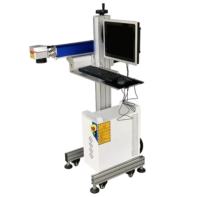 High-Speed Fiber Flying Marking Machine for Enhanced Productivity