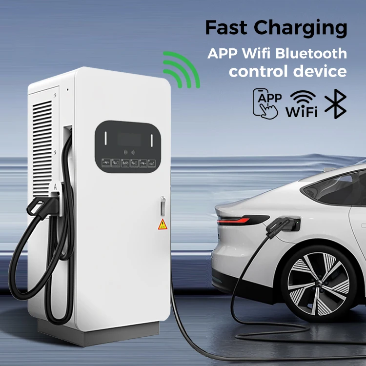 60-360KW CCS2 DC Electric Vehicle  EV FLOOR-STAND Charging Station 0-200/250A  with 7inch LCD