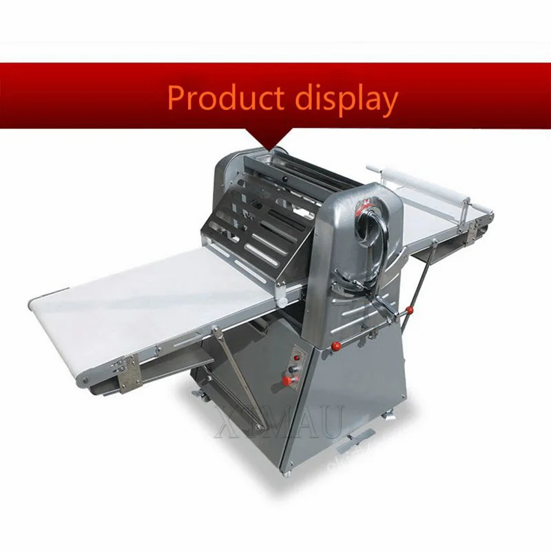 Automatyczna maszyna do walcowania ciasta z pionowym stojakiem Maszyna do walcowania ciasta na stole Robot kuchenny Maszyna do rogalików