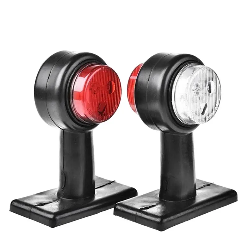 

2PCS Trailer Dual Face LED Light Side Marker Light For Car Truck Lorry Van Position Light Side Clearance Lights