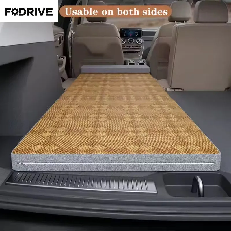 

Car Travel Bed Folding Bed Non Inflatable Camping Bed Office Rest Mat With Pillow Car Rear Sleeping Pad Folding Extension Board