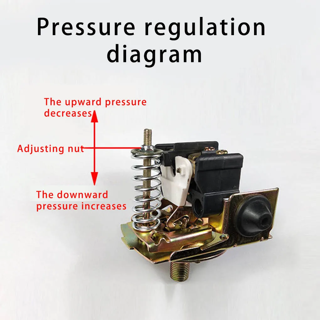 Water Pressure Switch Spare Parts Controlling Component Professional Automatic Efficient Pump Controller Equipment Accessories