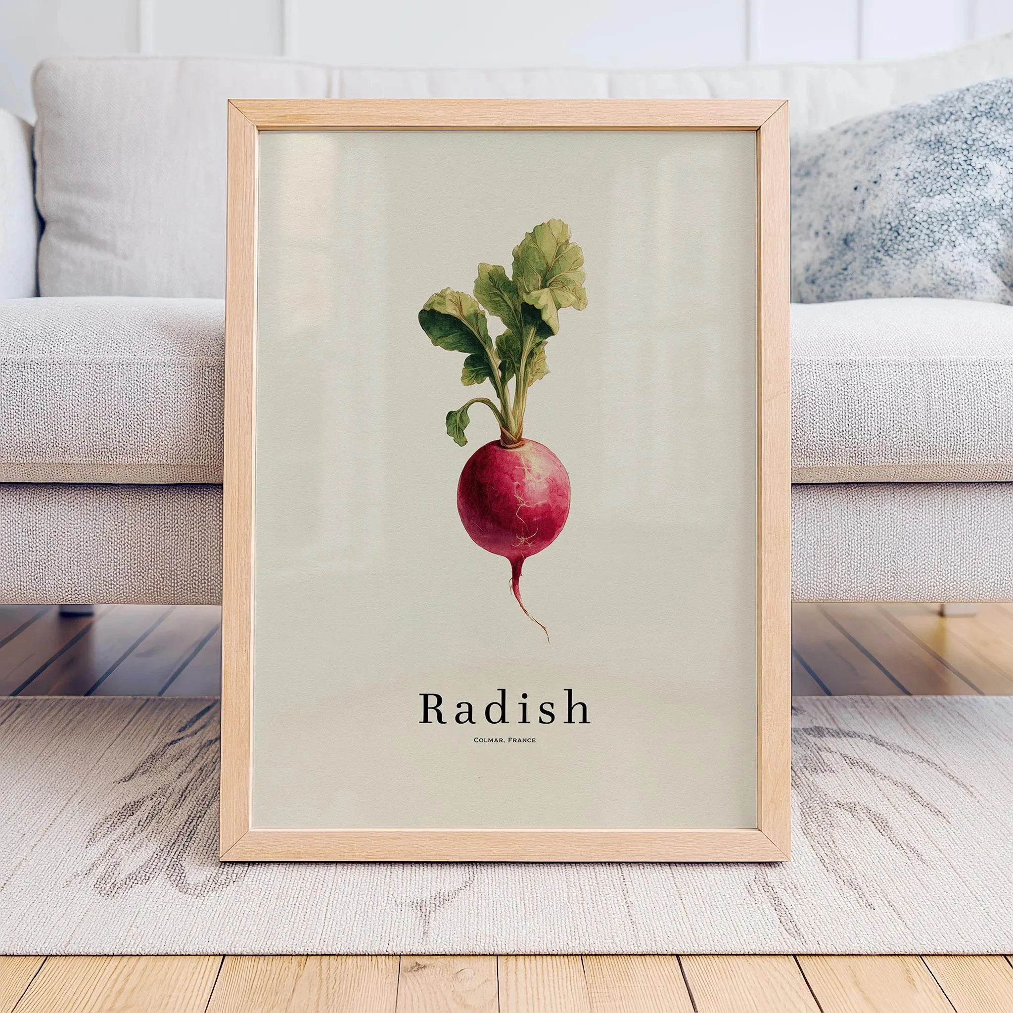 1PC frameless decorative art print,Minimalist Potato Poster Neutral Kitchen Vegetable Fruit Art Print Farmhouse Foodie Wall Deco