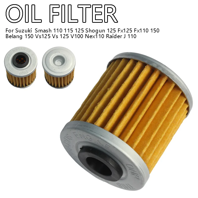 Filtro de Aceite para Smash 110 115 125 Shogun 125 Fx125 Fx110 150 Belang 150 Vs125 V100 Nex110 Raider J 110
