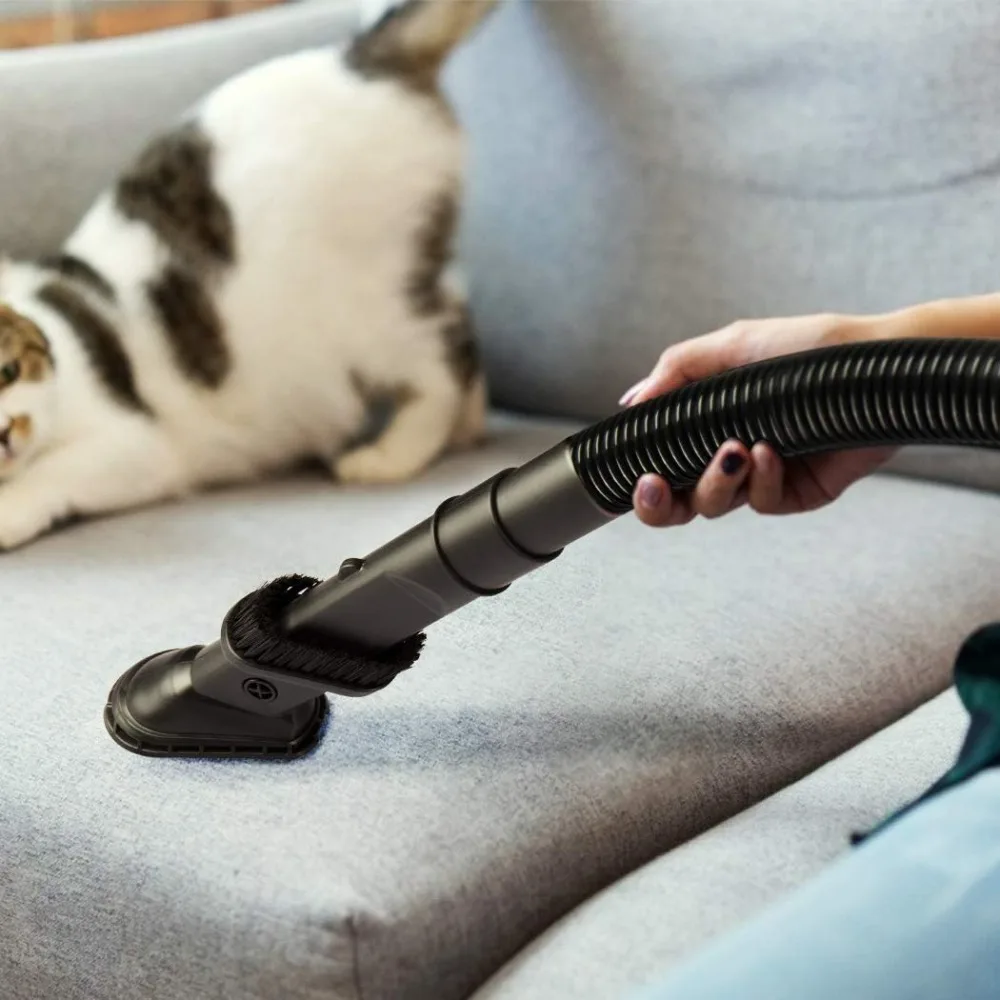 Wet/Dry, 3 Gallon, 3 Horsepower, Portable Car Vacuum, 3.0 HP AC, Black+Yellow, VERSATILE & POWERFUL, FARTHER CLEANUP