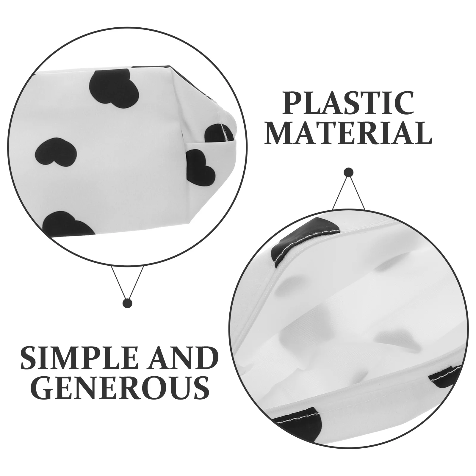 

Large Capacity Cow Pencil Case Nylon Portable Pencil Bag For School Stationery Organizer Students Kids Writers Artists