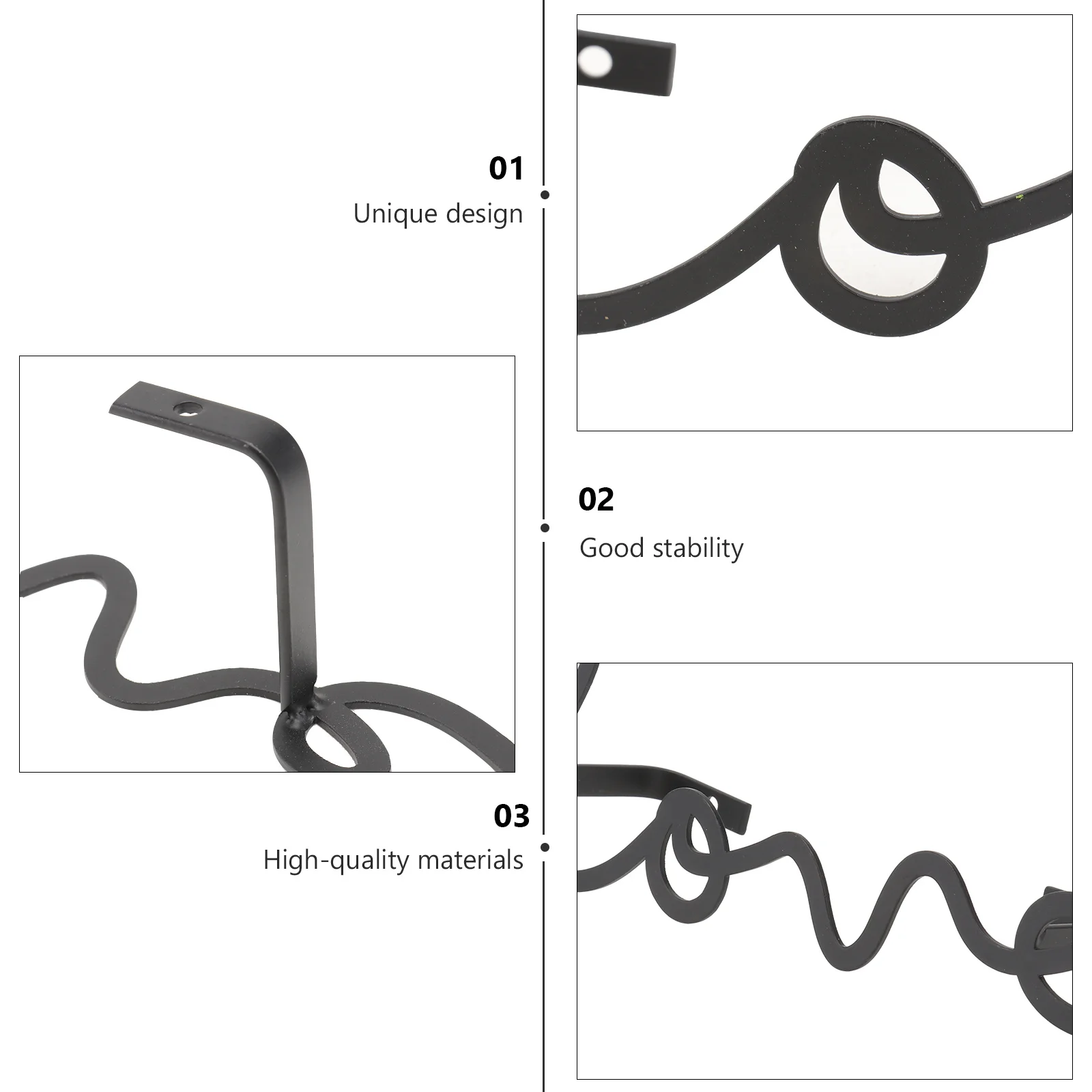 

1Pcs Wall Word Pendant Iron Art Sculpture High Quality Home Decoration Living Room Bedroom Study Hanging Ornament