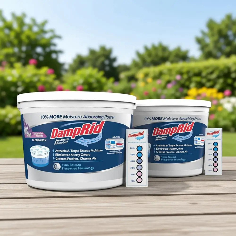 

Lavender Vanilla Scent Moisture Absorber, 2 lb. 15.5 oz, with Moisture Indicator Strips (2-Pack)