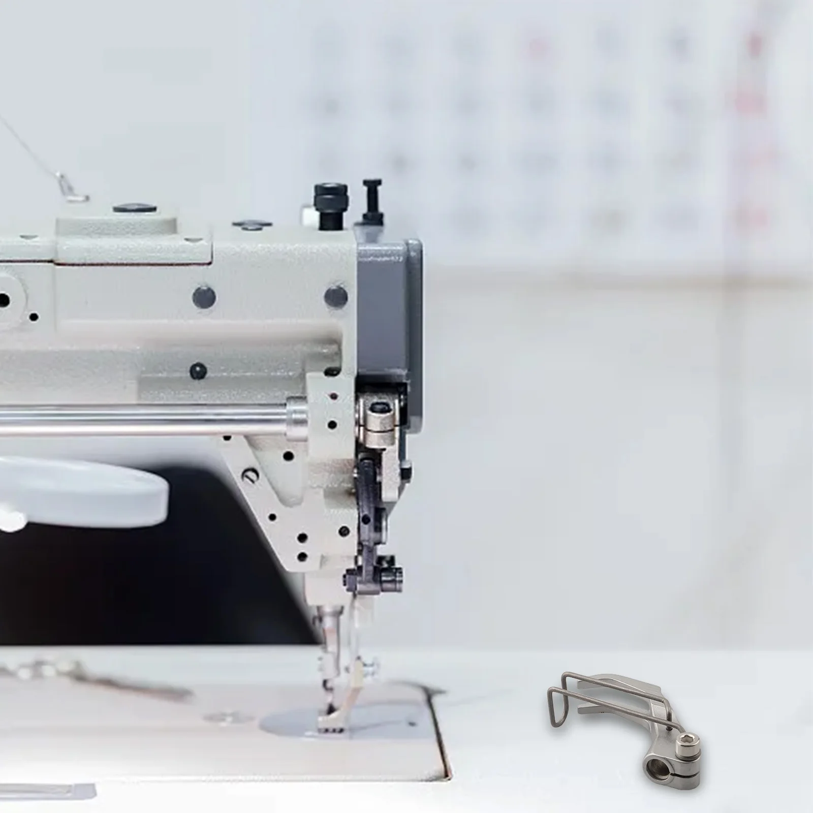 

Новая пресс-ножка для швейной машины, серебристая, узкая, 12,4 мм, артикулы 367.467.767.867.1767, Double Toe