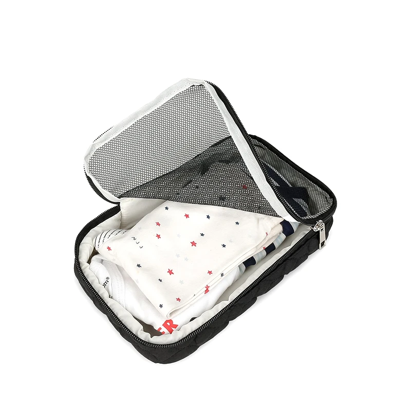 Bolsa organizadora de pañales para bebé, bolsa colgante impermeable, almacenamiento de malla, cápsula de pañales de tela lavable reutilizable para cambiador de viaje