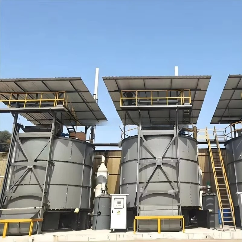 Chicken Manure Fermentation Machine Livestock and Poultry Manure Fermentation tank Processing Capacity Reach 10-12T/D