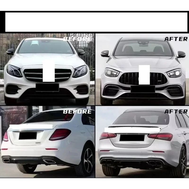 Eクラス W213 2016-2020年式前期型を21+E63スタイルにアップグレードするコンバージョンボディキット