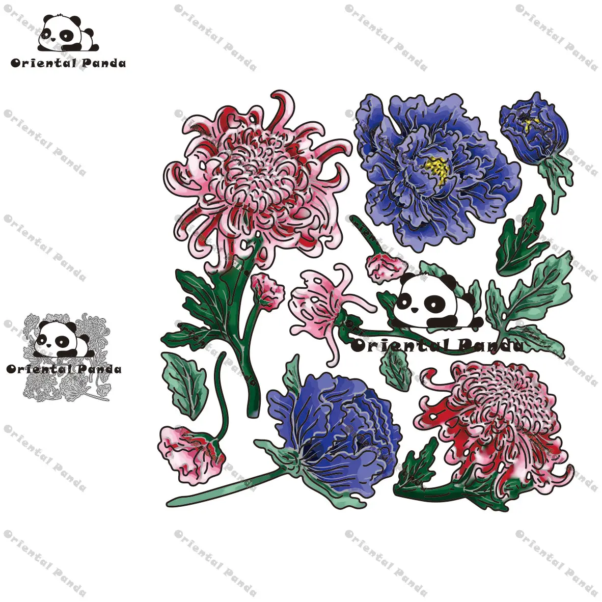 New die 2022 DIY die cutting Blooming Bliss die set art process metal die